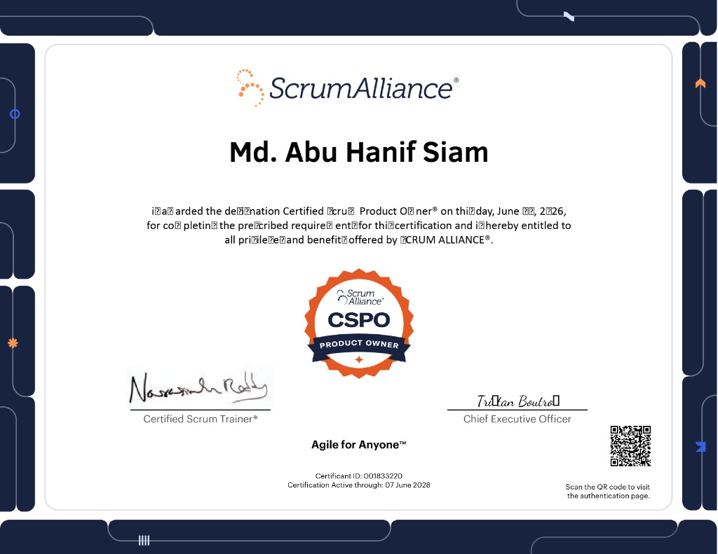 Certified Scrum Product Owner® (CSPO)